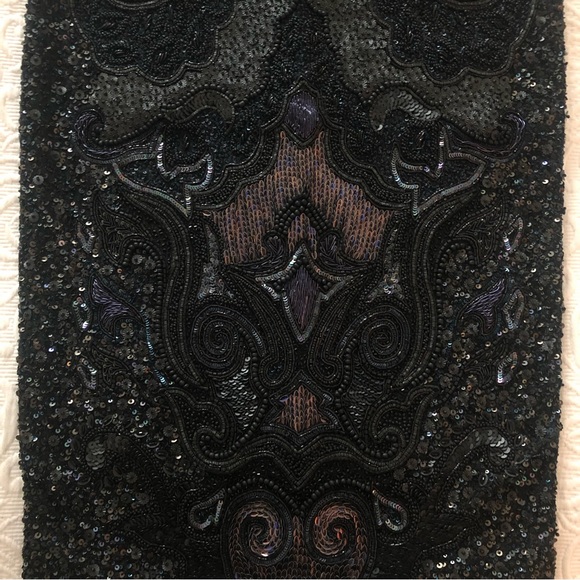 NEW ALL SAINTS Beaded Embroidered Pencil Skirt Exquisite 4 XS 24 - 24.5" Waist - Picture 12 of 13